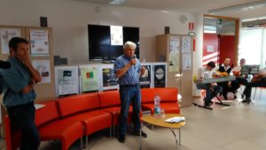 Il presidente dell'Associazione San Bartolo Gino Ferro