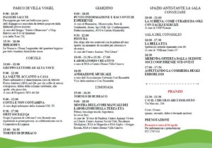 Il porogramma della Bella Età 2018