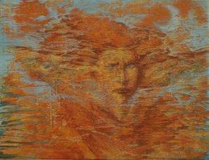 A dentro - 65x50 - acrilico su tavola (2018) - 900