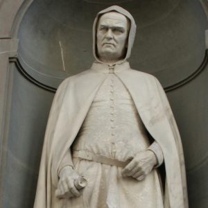 Giotto loggiato Uffizi statua