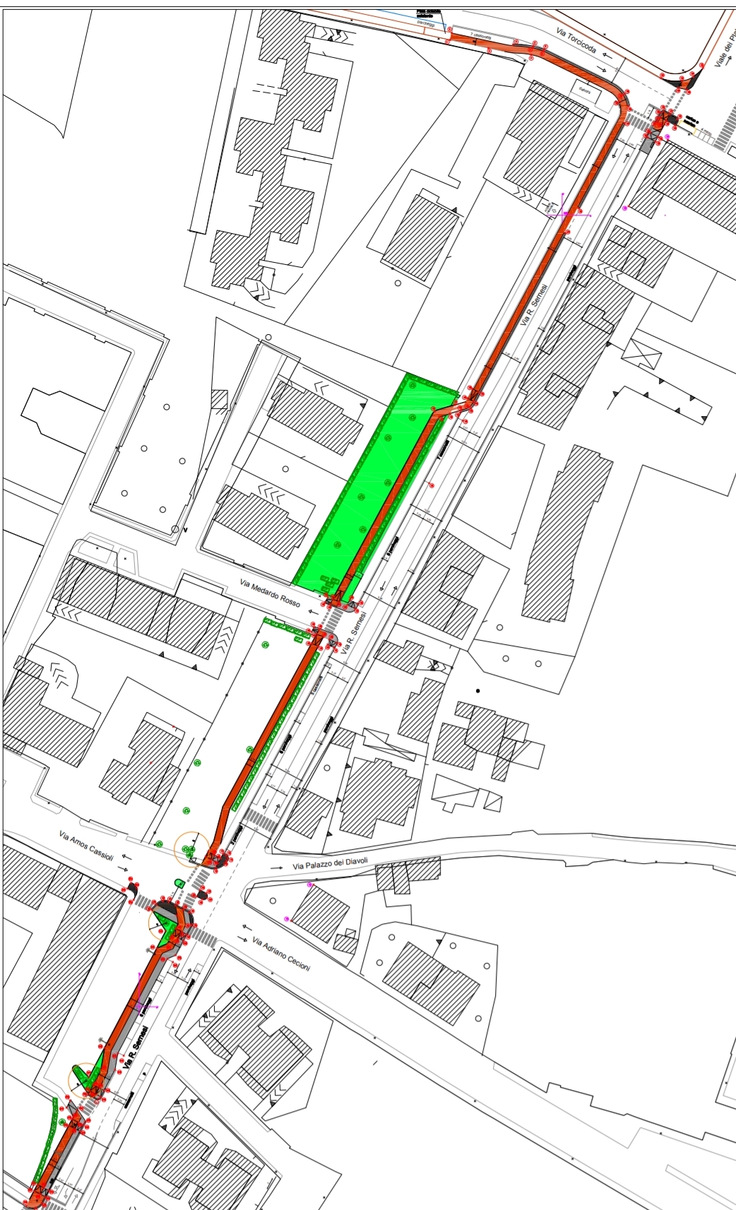 Progetto ciclabile Sernesi