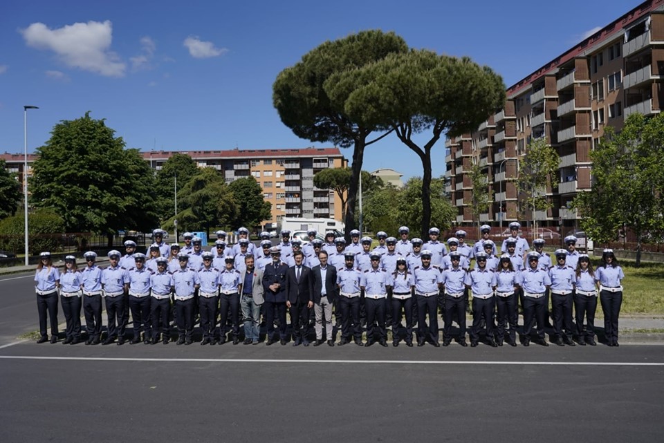 53 dei cento nuovi vigili via canova