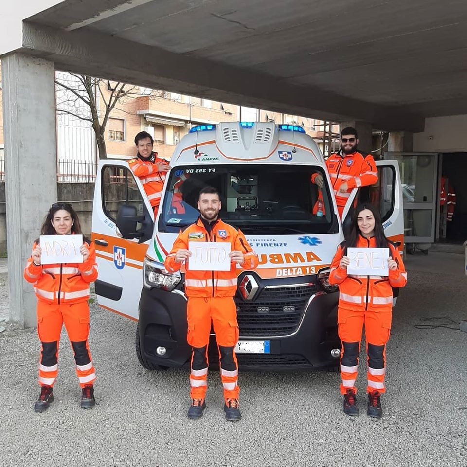 I volontari dell'Humanitas di San Bartolo a Cintoia - Foto di Humanitas Firenze