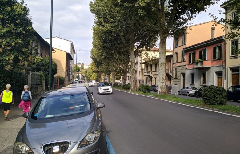 Viale Aleardi- viale Pratolini, immagine d'archivio