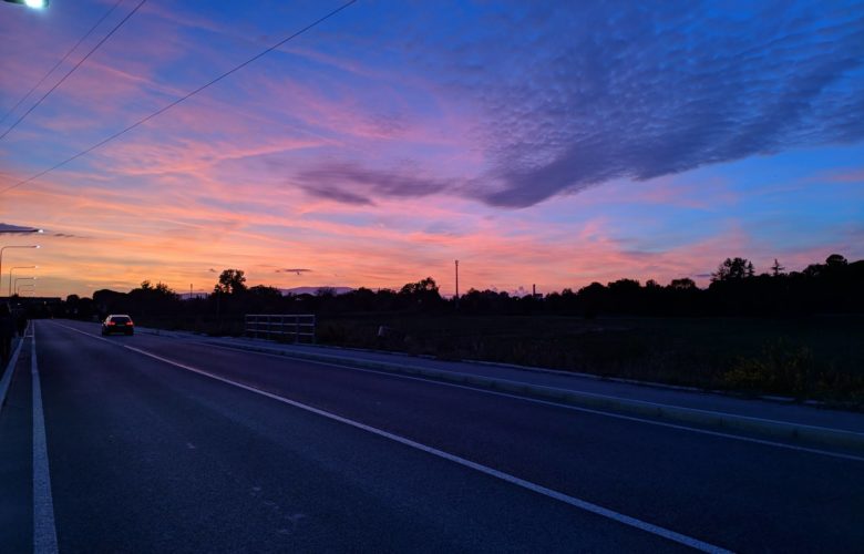 Foto d'archivio IsolottoLegnaia.it, tramonto su Mantignano