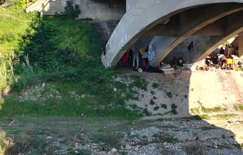 Il ponte sotto via Baccio da Montelupo