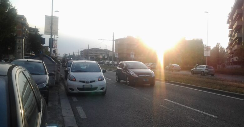 doppia fila viale talenti