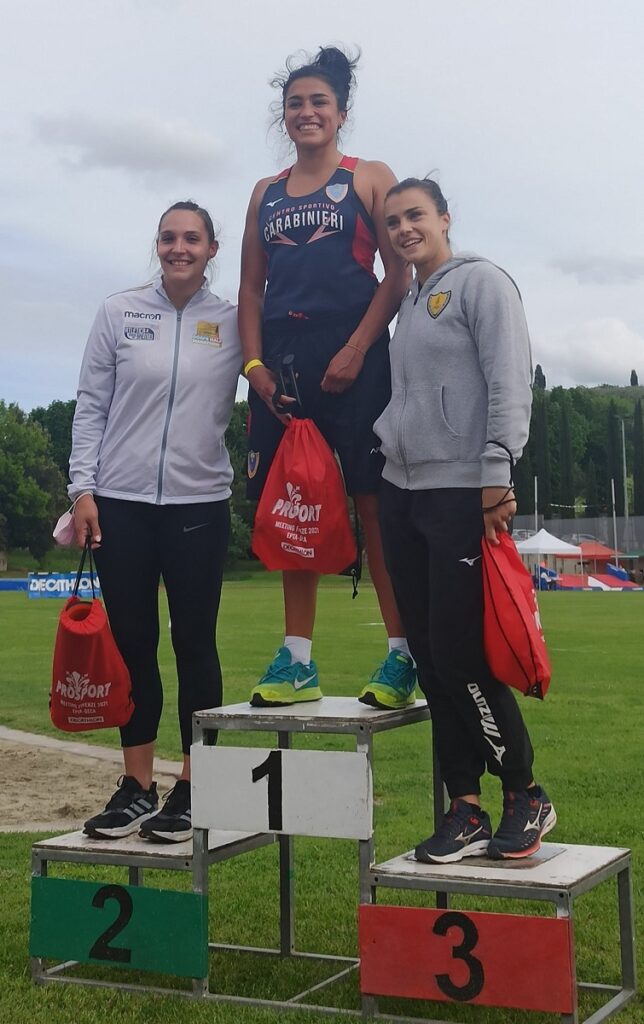 roberta bruni record salto con l'asta soffiano