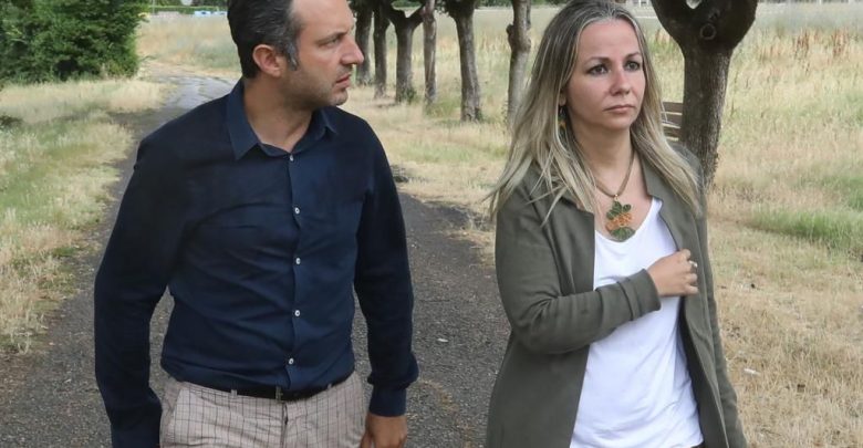 Il presidente di Quartiere 4 Mirko Dormentoni e l'assessore all'Ambiente Cecilia Del Re