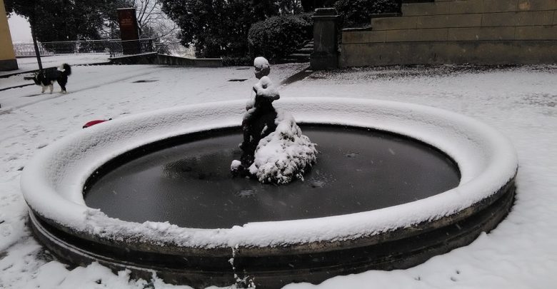 fontana villa strozzi neve