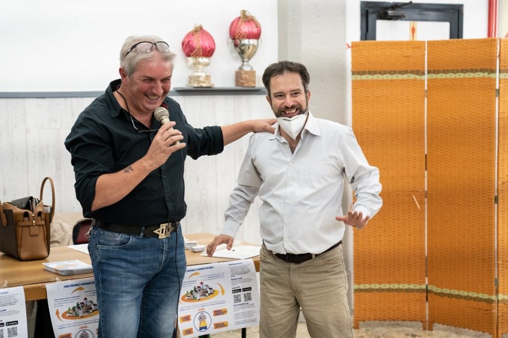 Il project manager Saverio Zeni e il direttore di isolottoLegnaia.it Carlo Casini