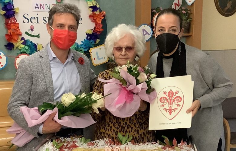 Annita Valentini 102 anni Firenze Rsa le Magnolie