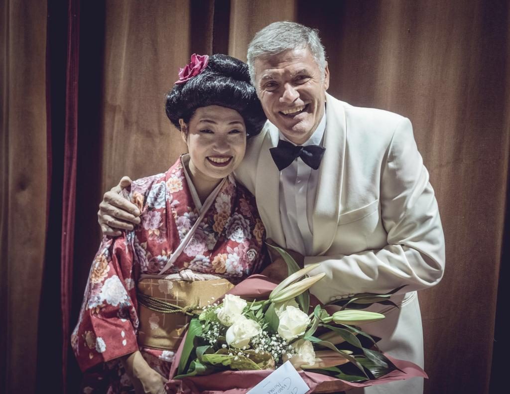 Moser all'anteprima della madama Butterfly