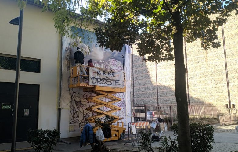 murale Fabiani La Pira piazza dell'Isolotto viale dei Bambini (2)