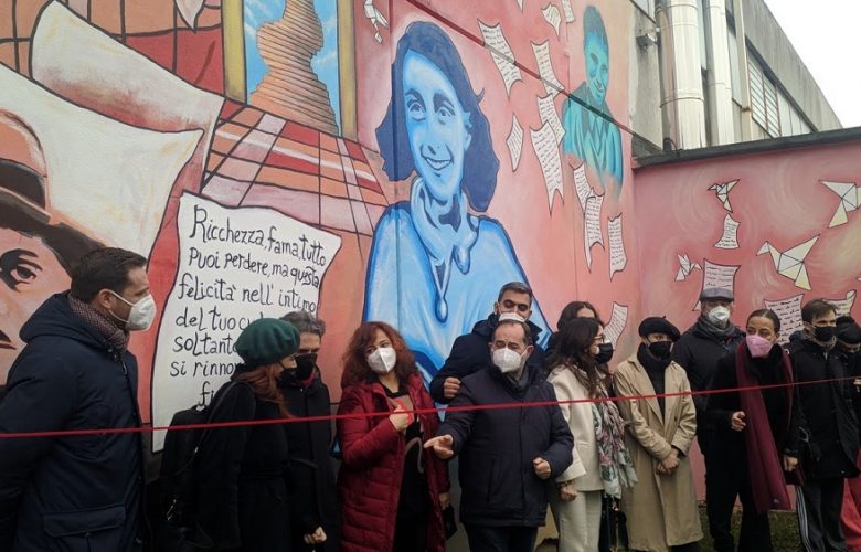 murale anna frank scuola via baldovinetti (6)