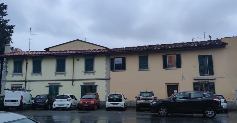 L'attuale facciata dell'ex convento in via di Scandicci