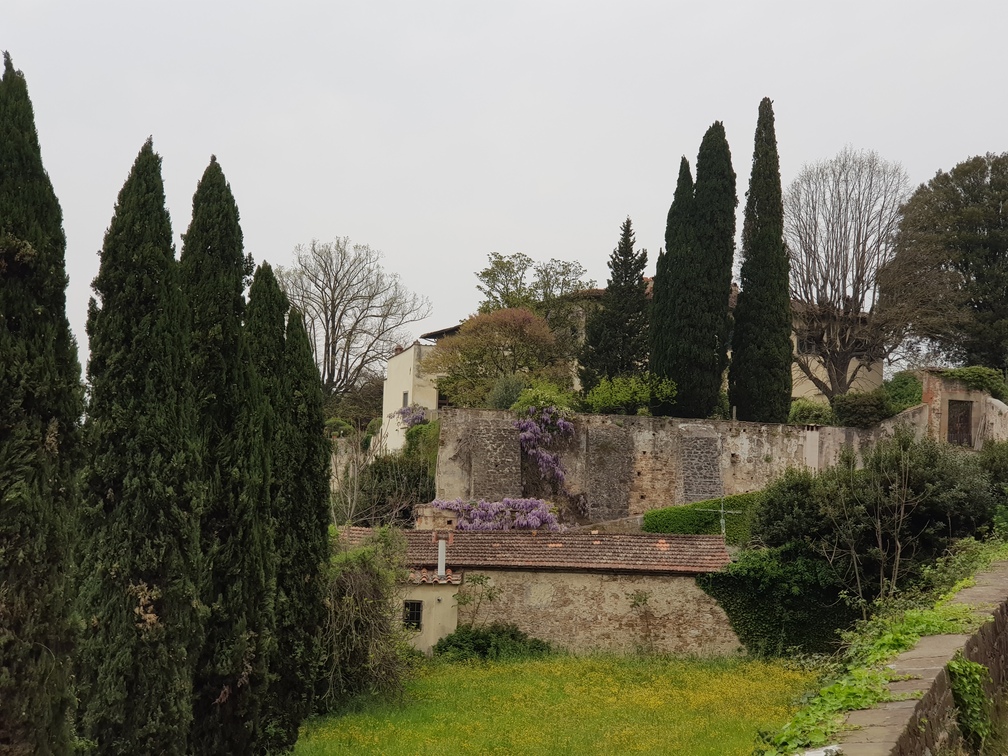 Villa Mercedes al Saracino, già Villa Borgherini da via San Carlo