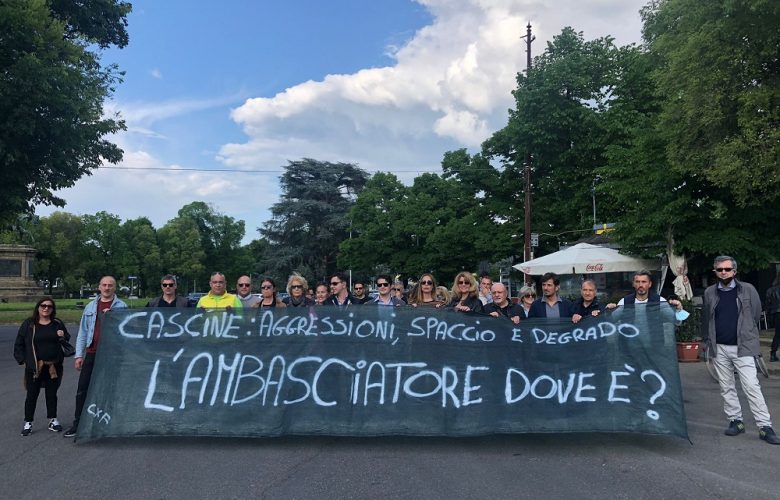 corteo comitato cittadini per firenze cascine crimninalità spaccio