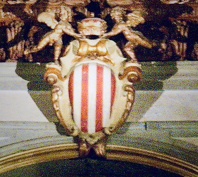 Presunto stemma di Ugo di Toscana sull'altare della Badia Fiorentina.