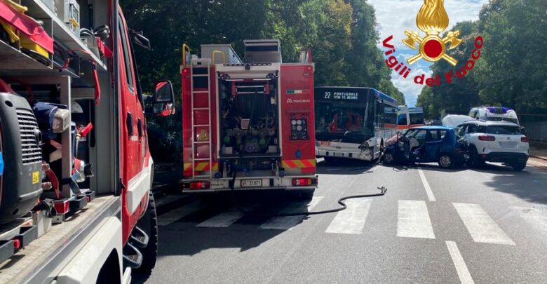 Incidente Scandicci via Pestalozzi Ponte a Greve