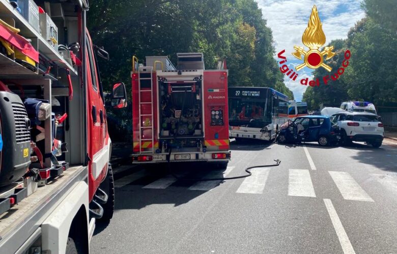 Incidente Scandicci via Pestalozzi Ponte a Greve