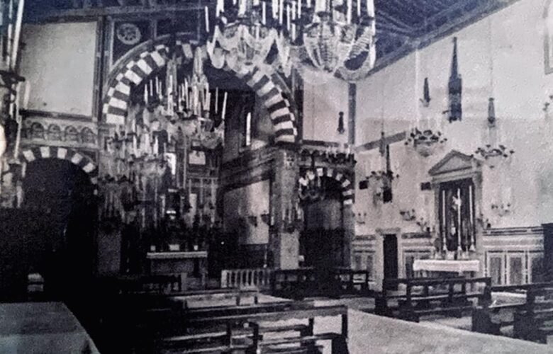 La chiesa di Santa Maria a Greve dopo i restauri commessi da Don Cioppi negli anni Venti (Foto, Archivio Pulman, Scandicci).