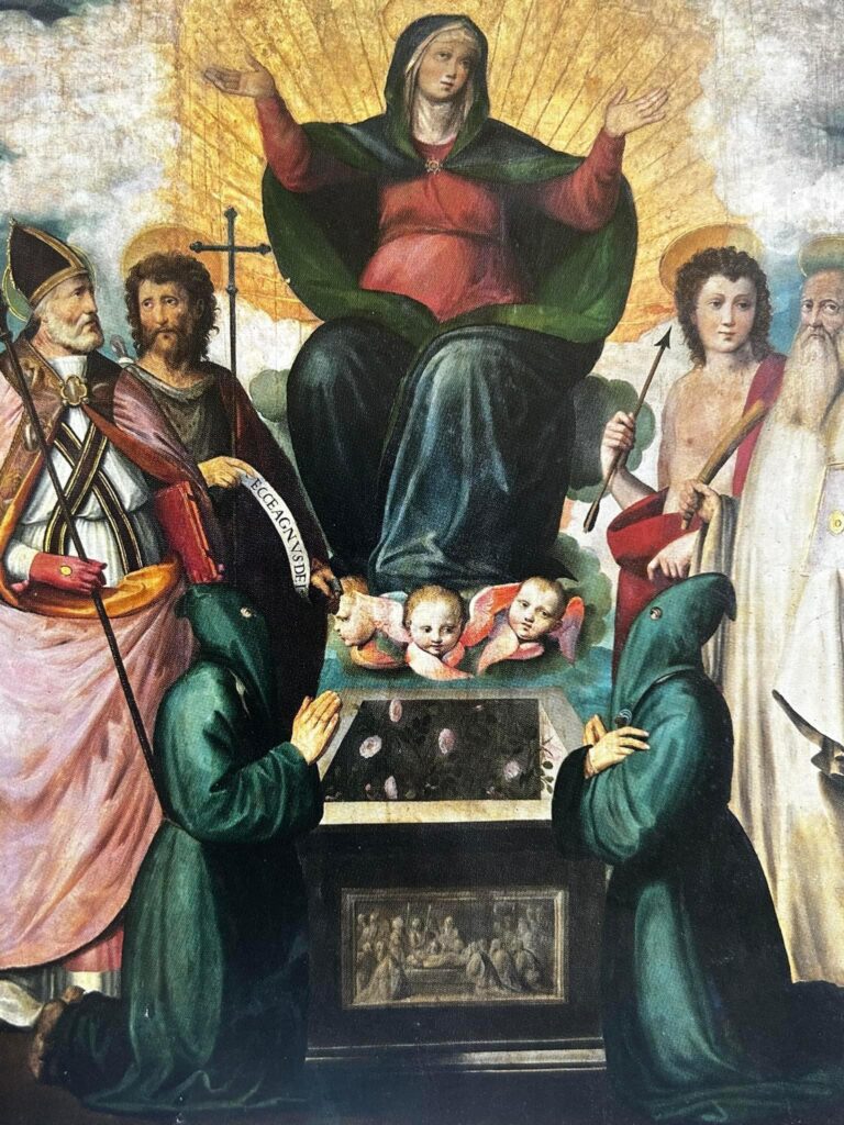 Ridolfo del Ghirlandaio e Michele Tosini, Assunta tra santi, 1542 ca., San Martino alla Palma.