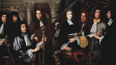 Il Gran Principe Ferdinando, marito di Violante di Baviera, coi suoi musici in un dipinto del Gabbiani. Wikipedia.