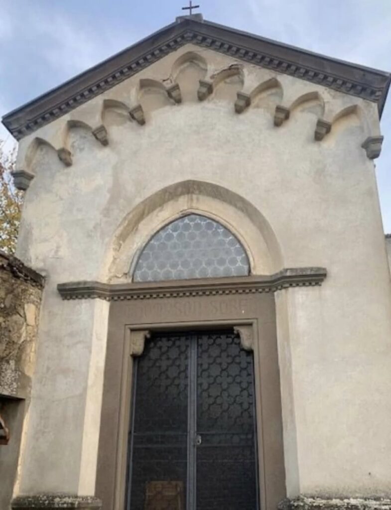 Cappella Thompson-Sorel, Scandicci, cimitero di Sant'Antonio (foto dell'autore).