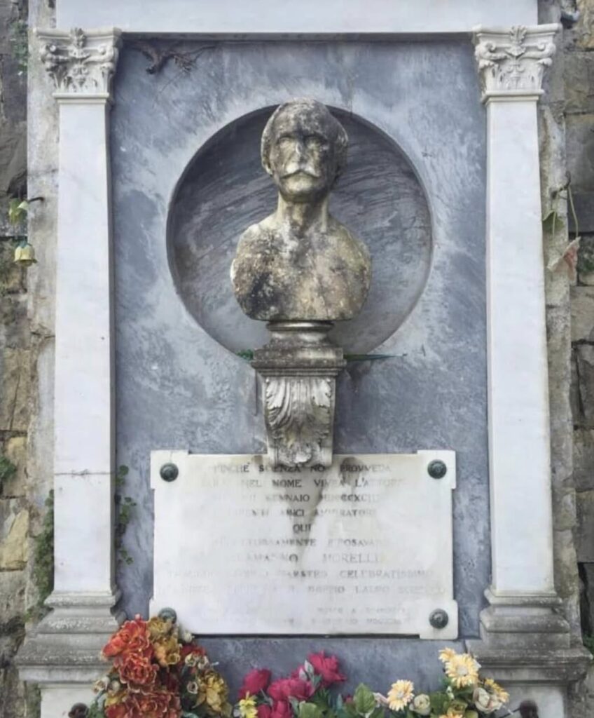 Mario Salvini, tomba di Alamanno Morelli, fine XIX secolo (foto dell'autore 2020).